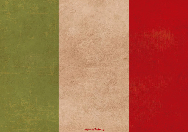 Grunge Flag of Italy - Kostenloses vector #380405